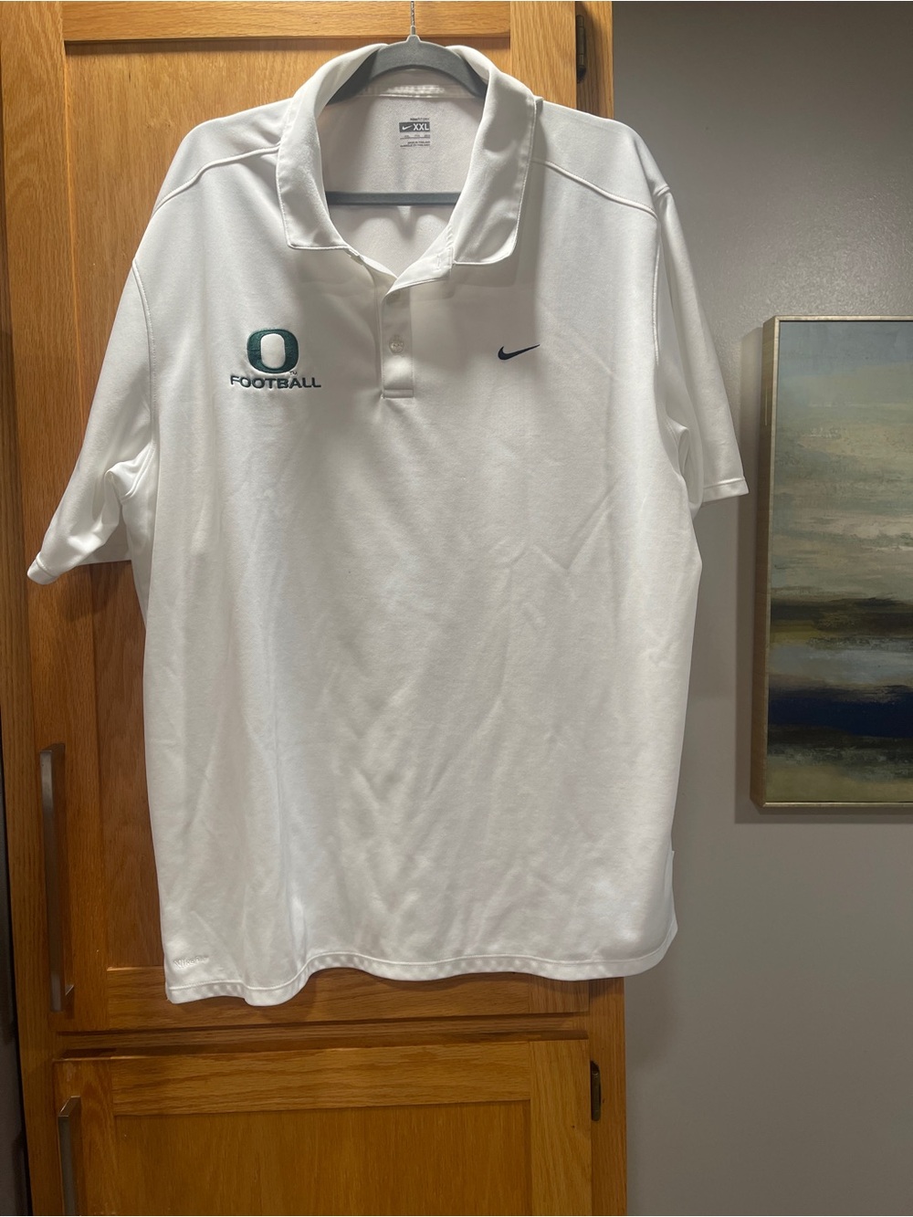 Nike Oregon Ducks football polo shirt